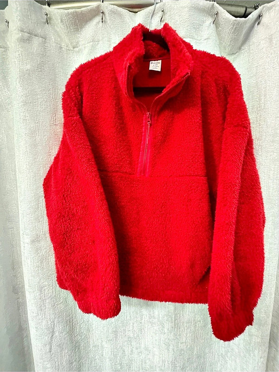 No Boundaries Other - No Boundaries Red Fleece Pullover Women’s  XL (16-18) Like New